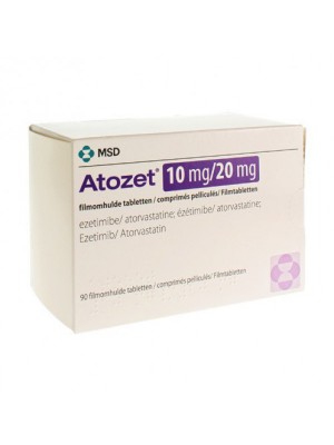 ATOZET 10 mg./20 mg. 30 tablets